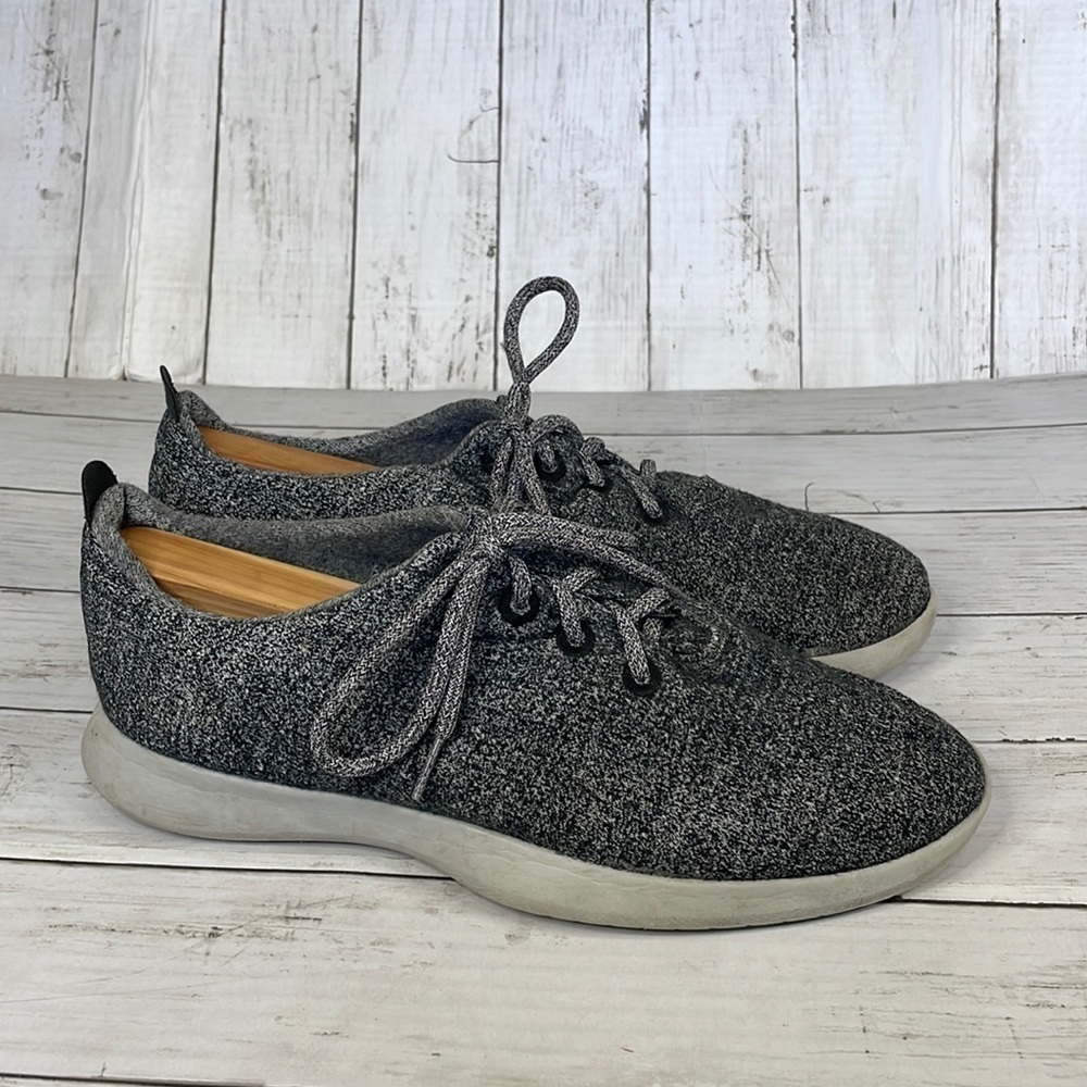 Allbirds Wool Runners Dark Gray Casual Merino Wool Lace Sneaker
